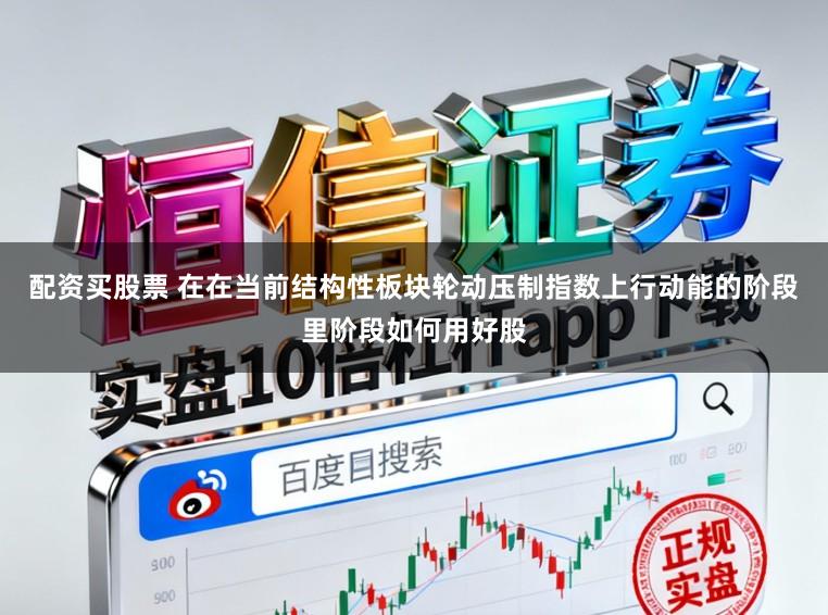 配资买股票 在在当前结构性板块轮动压制指数上行动能的阶段里阶段如何用好股