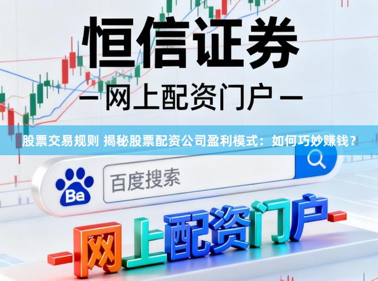 股票交易规则 揭秘股票配资公司盈利模式：如何巧妙赚钱？