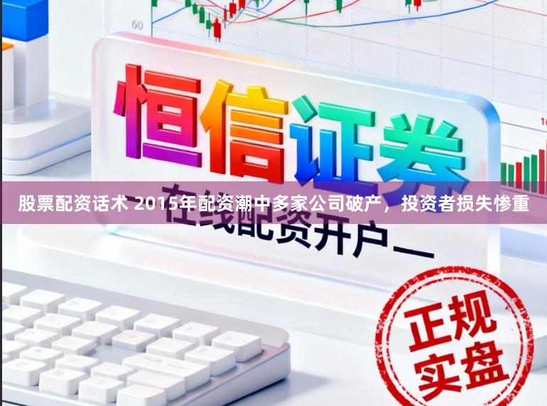股票配资话术 2015年配资潮中多家公司破产，投资者损失惨重