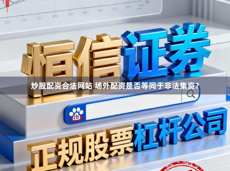 炒股配资合法网站 场外配资是否等同于非法集资？